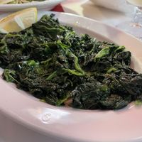 Spinach portion at Trattoria Incadase da Piva in Vernazza