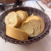 Bread at table  at Trattoria Incadase da Piva in Vernazza