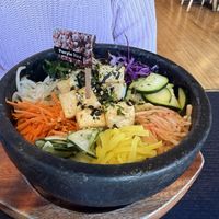 Rice bowl (no egg)  at Purple Rice in San Francisco