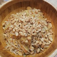 Peanut topping at Wokantine in Paris