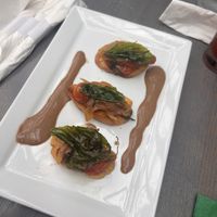 Vegan bruschetta   at Logan 11 in Chicago