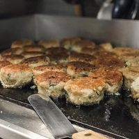 Fresh falafels  at The Tea Club in Nowra