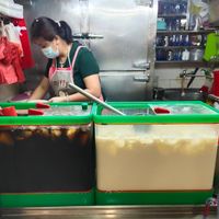 Very friendly owner at Bendemeer Cold & Hot Drinks in Central Singapore