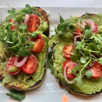 Avocado bruschetta  at Forno in Columbus