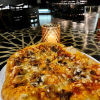 Mushroom Pizza at The Oasis Santa Rosa Beach in Santa Rosa Beach