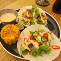 Vegan tacos at Peppers in Dubrovnik