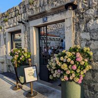 Front door at Peppers in Dubrovnik