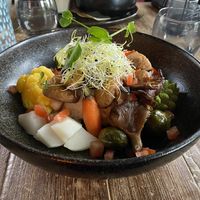 Thankfully I didn’t check the website as one of the plates in the photos here was not available anymore, but the cook was so gracious that s/he made something delicious for me.  at T'Paviljoentje in Gistel