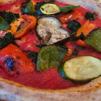 Pizza "la vegana" at Osteria D'Orazio in Freudenstadt