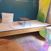 bed seating 😄 at Green Nap in Seoul