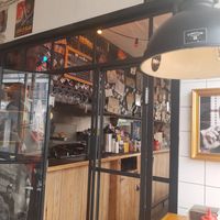 Inside at Tommi's Burger Joint in Copenhagen