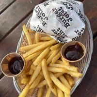 Combo with fries  at Tommi's Burger Joint in Copenhagen