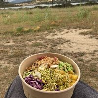 Take away option….  at Poke Island in Villasimius