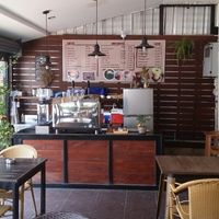 coffee area at Nazim in Vientiane