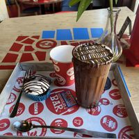   at Tony's Chocolonely Chocolate Bar in Amsterdam