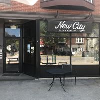 Storefront  at New City Cafe & Roastery in Rochester