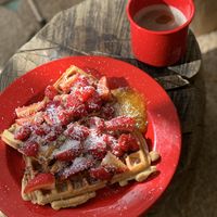 Waffel  at Roots in Aljezur