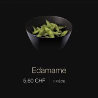 Edamame  at Sushi Shop in Nyon