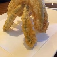 Sweet pumpkin tempura at 40 Tempura Sushi Restaurant in College Station