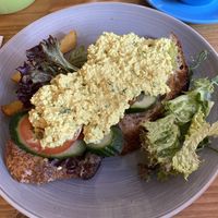 Scrambled tofu  at Source in York