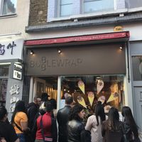 outside  at Bubblewrap Waffle in London