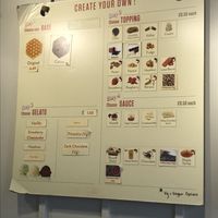 menu  at Bubblewrap Waffle in London