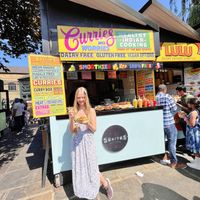 Cute and colourful in the very busy Camden Market   at Sonita's Kitchen in North West London
