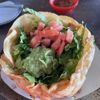 Taco salad with grilled veggies-no crema no shredded cheese    at Don Julio in Orlando