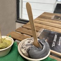Wakanda and Oreo   at eighty7sweets Vegan Ice Cream Company in Atlanta