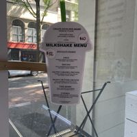 Milkshake menu  at eighty7sweets Vegan Ice Cream Company in Atlanta