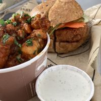 Banh mi with Buffalo cauliflower   at Arizona Wilderness DTPHX in Phoenix