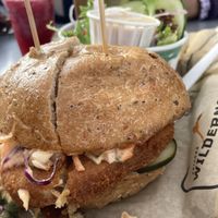 Hot chick’n with chipotle ranch salad  at Arizona Wilderness DTPHX in Phoenix