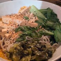 Cold potato noodles at Redlight in Bellingham