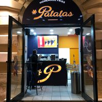 Patatas' edifice from the street. at Patatas in Belgrade
