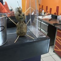 Spud man inside   at Patatas in Belgrade