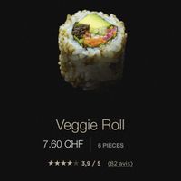Veggie roll at Sushi Shop in Morges