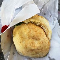 Tameya sandwich and a Fúl sandwich  at Gad - 26 July  in Cairo