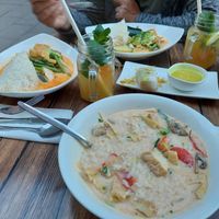 Vegan coconut soup at Nem Quán in Braunschweig