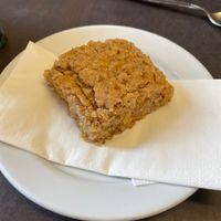 Orange flapjack  at Café Mocha in Kenmare