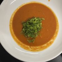 vegan borscht  at Soupa in Bratislava