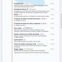 Actualización de las opciones veganas de la carta  at Zorro Viejo in Granada