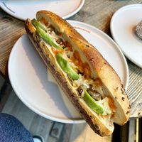 Vegan baguettee  at Espresso House in Trondheim