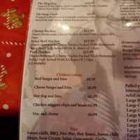 Menu part 4. at Emma's Diner in Whitby