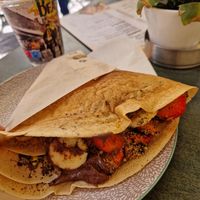 Vegan crepes at Krepart in Crete
