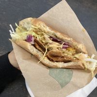 Vegan kebab with seitan  at Sayf Kebab in Muenster