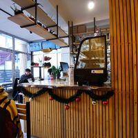 Interior at Crust n Crumb in Pristina