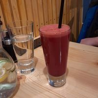 Juice at Crust n Crumb in Pristina