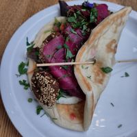 Falafel pita at Noordertuin in Utrecht