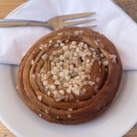 Cinnamon bun  at Noordertuin in Utrecht