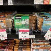 Tofurky's sausages at Wheatsville Food Co-op in Austin